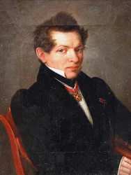 Portrait du mathématicien Nikolaï Lobatchevski 1792-1856, 1839