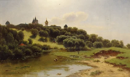 Le monastère Savvino-Storozhevsky près de Zvenigorod, 1860