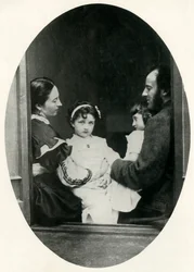 Effie Gray, John Everett Millais, et leurs filles Effie et Mary, 21 juillet 1865, 1948