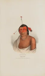 PE-A-JICK ; un chef chippewa, tiré du Portfolio autochtone