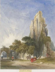 Abbaye de Croxden: aquarelle, nd [c1830-1840]