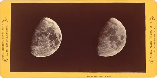 "Vue de la lune", 1860 (photo)