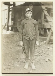 Conducteur dans une mine de charbon en Pennsylvanie