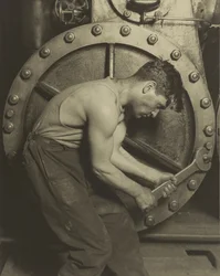 Mécanicien et pompe à vapeur, 1921