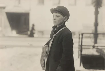 Tony Casale, Bologne, 11 ans, vend des journaux depuis 4 ans, Hartford..., mars 1909