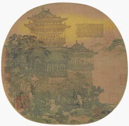 Le belvédère de Yueyang par Li Sheng (fl. 908-925)