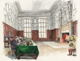 Ancienne salle de Hardwick, 1601, vers 2000-2010