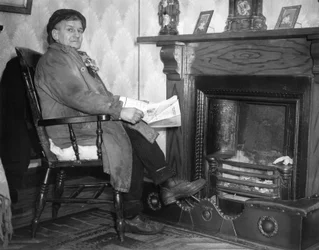 Un mineur de charbon du sud du Pays de Galles, 28 janvier 1940