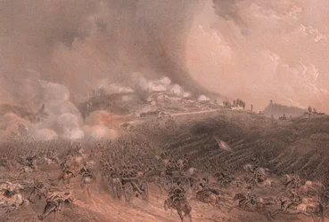 Attaque des Piémontais à San Martino, Lombardie