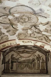 Catacombes de Kom-esh-Shuqafa, Alexandrie, Égypte, Intérieur de l