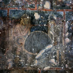 Fresque dans le monastère d