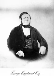 George England, fabricant de locomotives anglais, milieu du 19e siècle