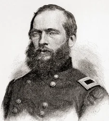 James Abram Garfield, du Century Magazine, publié en 1887 (gravure)