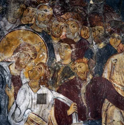 Jésus et les Apôtres, fresques à l