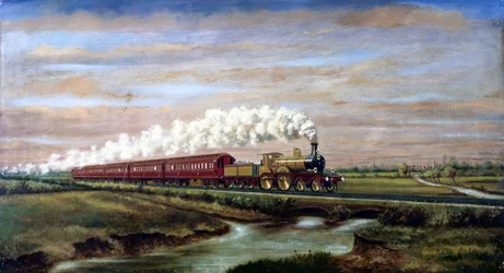 Train royal du London Brighton & South Coast Railway