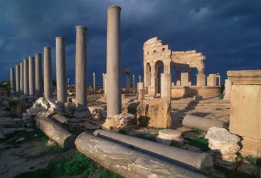 Marché de Leptis Magna