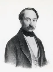 Portrait de Francesco Rizzoli (1809-1880), homme politique, médecin et chirurgien italien (gravure)