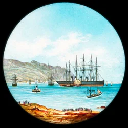 Le Great Eastern steamship, lanterne magique