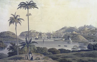 Vue de la ville de Saint-Georges sur l