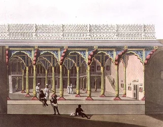 Façade ouest du palais de Tippoo, Bangalore, planche 10 de 