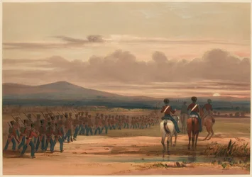 La Marche à travers le désert marécageux