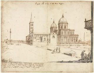 Dix-huit vues de Rome : La Basilique de Santa Maria Maggiore