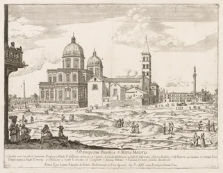 Santa Maria Maggiore de "Prospectus Locurum Urbis Romae Insign[ium]"