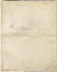 Esquisse pour San Giovanni in Laterano verso, 1664