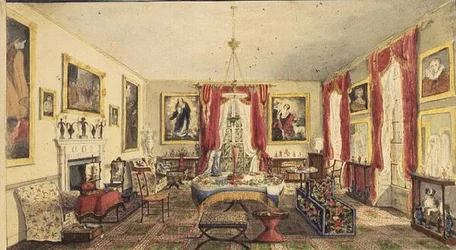 Le salon à Aynhoe