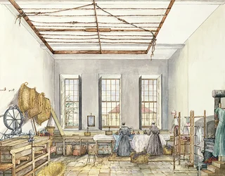 La blanchisserie à Aynhoe, 23 février 1847