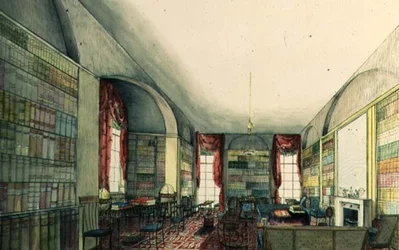 La bibliothèque à Aynhoe