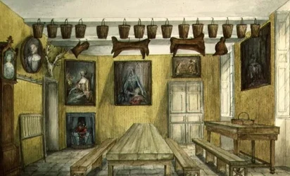 La salle des domestiques à Aynhoe
