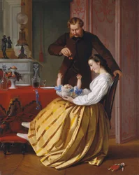 Scène de conversation