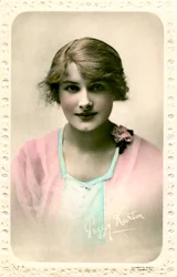 Peggy Kurton, actrice, début du 20ème siècle