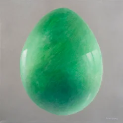 Grand œuf de jade