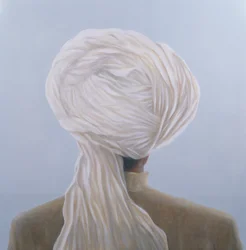 Turban blanc