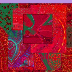 COLLAGE DE COULEUR, 2018 (techniques mixtes)