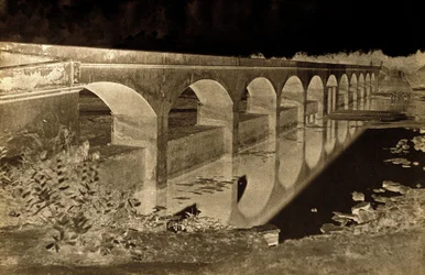 Pont près de la maison du collecteur, Shungavellor, Inde