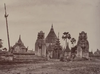 Pugahm Myo : Entrée de la pagode Shwe Zeegong