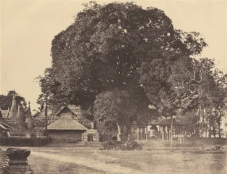 Rangoon : Grande cloche de la pagode Shwe Dagon, novembre 1855 (photo)