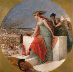 Scène de bataille, vers 1890