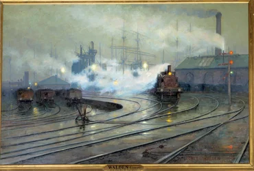 Vue des docks de Cardiff