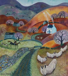 Country Ways, 2021 (acrylique sur lin)