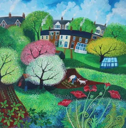 Suburbia, 2018 (acrylique sur papier)