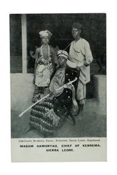 Madam Hamonyah, Chef de Kennema, Sierra Leone, vers 1905-07