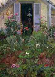 Triptyque ou Jardin en fleurs