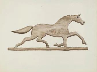 Girouette de cheval