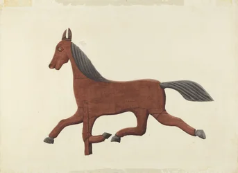 Girouette de cheval, probablement 1938