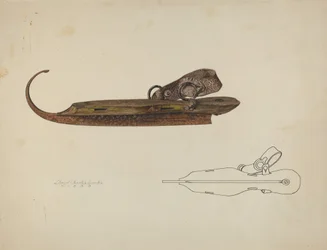 Patin à glace, vers 1938