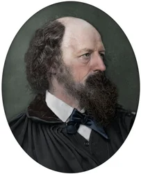 Alfred Tennyson, DCL, FRS, poète lauréat anglais, 1883